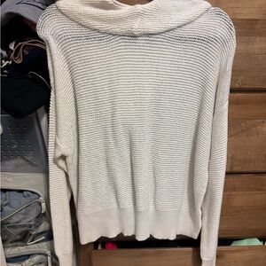 All in Motion White Cowl Neck Sweater